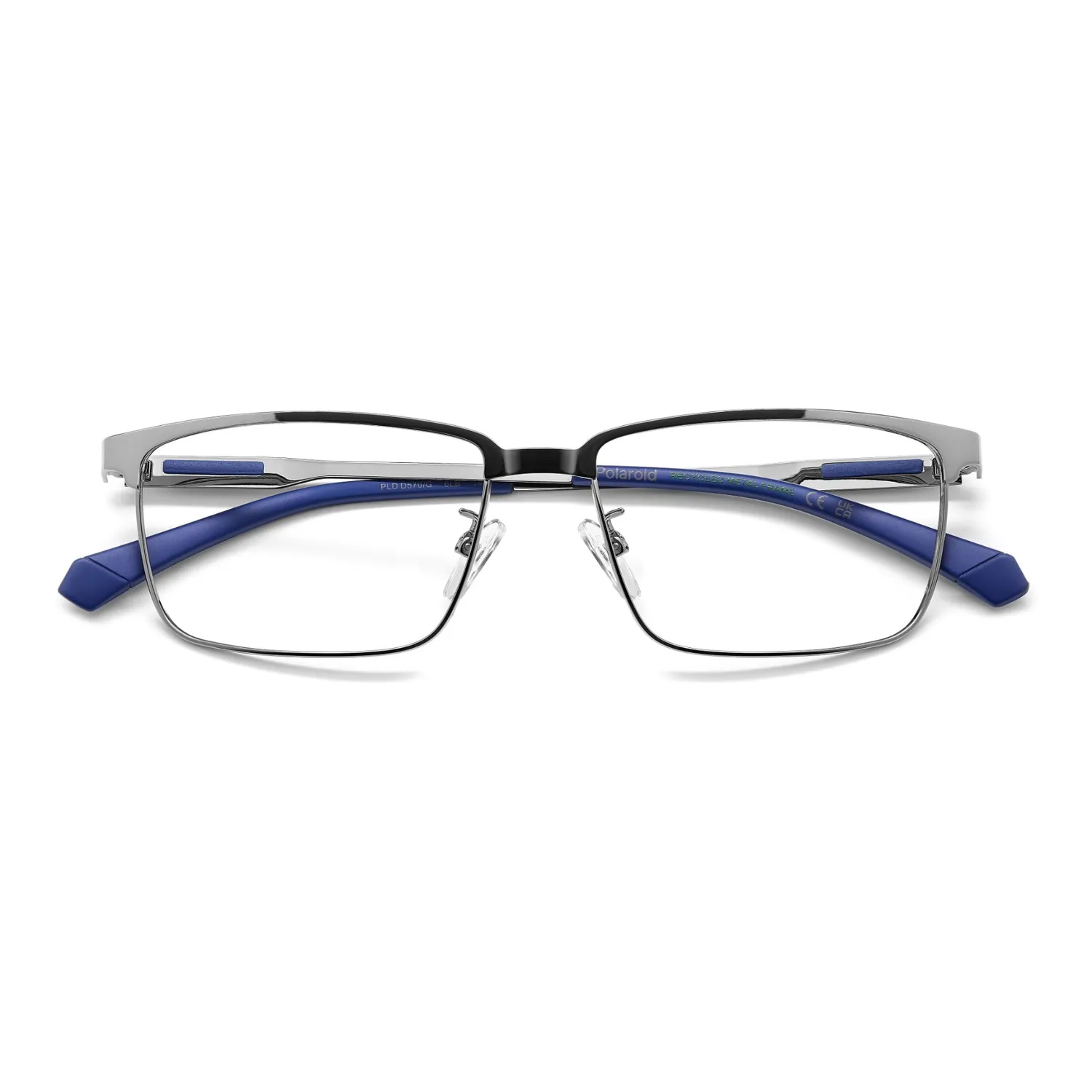 Polaroid PLD D570/G Brille Mattschwarz 54-16-145 Edelstahl