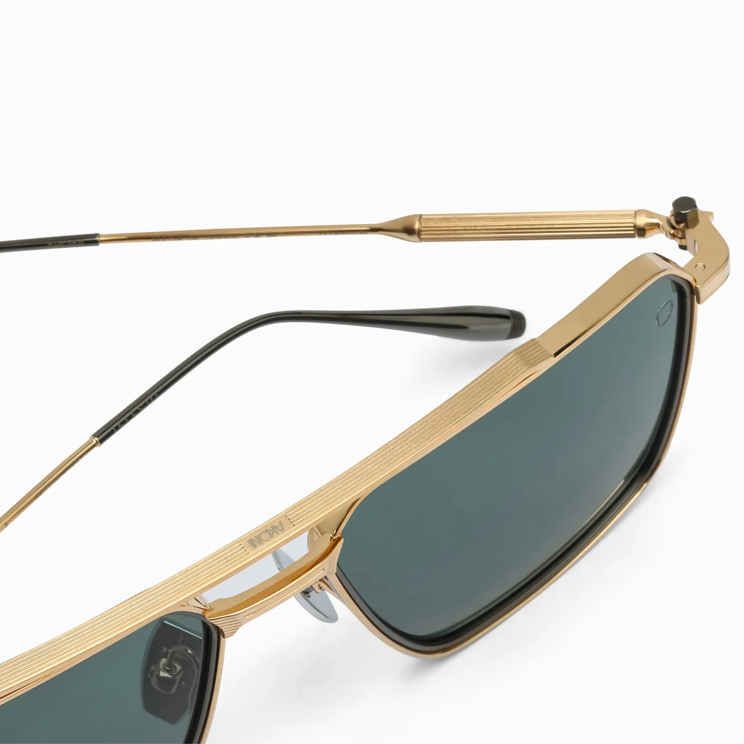 Akoni Optima Telesto Sonnenbrille Gold 56 Titan